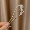Nuevo Pasador de Pelo Retro Estilo Chino con Borla de Perlas para Mujer, Elegante Pasador en Forma de U, Adorno para el Cabello con Falda Mamian, Accesorio para el Cabello de Estilo Antiguo