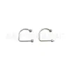 Clavo de labio de titanio F136 anillo de labio en forma de U bola cono afilado piercing de nariz aro de cruz fabricante transfronterizo joyería para piercing corporal de aleación de titanio G23