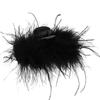 Super Fairy Clip Headwear Clip de tiburón Ins estilo Clip de pluma Clip de pelo de avestruz de sentido avanzado Clip de tiburón para la parte posterior de la cabeza