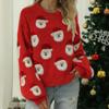 Comercio exterior Europa y Estados Unidos otoño e invierno ropa de Navidad suéter de anciano suéter jersey de mujer suéter de Navidad XX0279