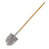 Pá de Aço Manganês de Grau Militar com Borda Afiada para Cavar, Plantar, Transplantar, Jardinagem, Ferramentas Agrícolas com Cabo, Pá de Ferro Multifuncional