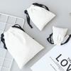 Bolsa de Pano de Algodão, Pequena Bolsa de Pano, Bolsa de Linho, Saco de Poeira Pequeno para Presente, Bolsa de Lona com Cordão de Tecido, Bolsa de Armazenamento de Cordão para Casa