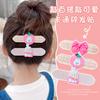Velcro para niñas, bebé, lindo, súper lindo, flequillo, parte posterior de la cabeza, artefacto para acabar con el cabello roto, accesorios postizos para el cabello, tocado