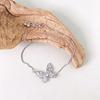 Pulsera Joker de Alta Gama para Pareja Cita Cena Vacaciones Circonita de Color Mariposa Gatito Accesorios de Joyería Transfronteriza