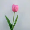 Tulipanes Artificiales de PU Transfronterizos al por Mayor, Fabricante de Flores de Tulipán de PU Realistas de Tamaño Grande Individual