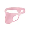 Ropa Interior de Tanga para Hombre Transfronteriza, Seda de Hielo Convexa en U Bolsa Grande, Desde 10 Yuan, Ropa Interior Sexy Transparente de Cintura Baja, Estilo Delgado