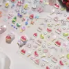 Tomoni Pegatina para Uñas Jelly Material para Arte de Uñas Pegatina Linda para Uñas de Niños Papel de Pegatina con Joyas de Sandía y Helado Arte de Uñas