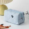 Bolsa de Batom Acolchoada Cruzada Bolsa de Armazenamento Bolsa de Armazenamento de Cosméticos Feminina Bolsa para Fone de Ouvido e Cabo de Dados Bolsa de Cosméticos