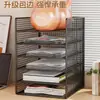 Estantería de escritorio, organizador de archivos para escritorio de oficina, estantería vertical de varios niveles para niños, estante de almacenamiento para habitaciones de estudiantes