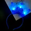 Bastão Fluorescente Estrela de Concerto Estrela de Cinco Pontas Cabeça Luminosa Azul Bastão de Flash Adereços de Suporte para Festa
