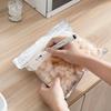 Bolsa Aluminizada de Grado Alimenticio para Congelador Bolsa de Conservación de Alimentos Refrigerados en Refrigerador Cremallera Escribible Bolsa Sello de Alimentos