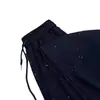 Outlet de Fábrica Estrelas Brilhantes e Cintilantes Calça de Perna Larga de Seda de Gelo Feminina Verão Novo Cintura Alta Calça Reta para Mulheres