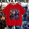 Camiseta de Manga Corta Delta Force DELTA FORCE Algodón Agente Táctico Verano para Niños Top Versátil