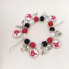 Pulseras de Cuentas de Equipo de la Liga Este de la MLB Philadelphia Phillies Mets Blue Jays Orioles Nationals Pulseras para Fans