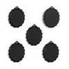 Acessórios de Liga DIY Base de Pedra Preciosa para Tempo 25*35mm Renda de Camada Dupla Base Oval Base Vintage Feita à Mão Atacado