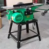 Cepilladora de Escritorio Multifuncional, Cepilladora de Presión, Cepilladora Plana, Máquina para Carpintería Tres en Uno, Sierra Circular Eléctrica, Cepilladora Elevable, Motor de Cobre Puro