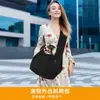 Bolso de hombro para mascotas para exteriores con cierre de cordón, bolso cruzado transpirable para mascotas con correa de hombro ajustable, admite logotipo personalizado