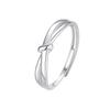 Anillo BaObAo de plata de ley 925 con diseño original para San Valentín, ideal como regalo de Tanabata.