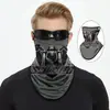 Mascarilla para colgar en las orejas de seda helada, polaina para el cuello, protección solar, ciclismo al aire libre, pesca, bufanda para el cuello a prueba de viento para hombres y mujeres, máscara de seda helada para ciclismo de verano