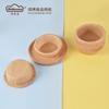 Portavasos de papel desechable para pastel chiffon con borde 72x30mm a prueba de aceite molde de papel para pastel portavasos de papel portavasos de papel a prueba de aceite para pastel