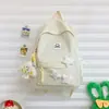 Mochila Transfronteriza para la Escuela para Mujeres, Estilo Coreano, Color Sólido, Fresca y Simple, Adecuada para Estudiantes de Secundaria, Preparatoria y Universidad, Mochila Estilo Ins de Campus Serie Bosque