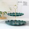Arranjo de Aniversário Decorações de Mesa de Sobremesas Prateleira de Exibição de Casamento Europeu Mesa de Frutas Bandeja de Plástico para Bolo Suporte para Lanches