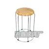 Banqueta Redonda para Casa Banqueta Redonda para Restaurante Banqueta Empilhável Banqueta Elevada Banqueta de Aço Sólido Banqueta de Ferro Forjado Cadeira para Fast Food