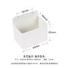 Caja de almacenamiento de accesorios con tablero perforado de 26 mm, estante de partición, caja sin clavos, estante de escritorio, contenedor de bolígrafos, estante de almacenamiento de artículos diversos