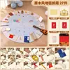Set de celebración del primer cumpleaños para bebés, para niñas y niños, regalo moderno para un año, decoraciones de cumpleaños y accesorios, incluyendo una alfombra