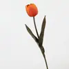 Tulipanes Artificiales de Gama Alta Flores Falsas Tulipanes de Huevo de Tallo Largo de Otoño Mesa de Comedor Decoración de Boda Adornos de Ramo Venta al por Mayor para Exportación