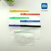 A7 folha solta fosco PVC cor zíper saco de armazenamento de caderno de viajante de PVC saco de substituição de livro de folhas soltas núcleo interno