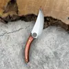Cuchillo Pequeño para Cortar Carne, Cuchillo para Huesos, Cuchillo para Carne con Mango Especial, Navaja Ultraafilada, Alta Dureza, Herramienta de Cuchillo de Mongolia Interior