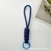Lanyard para Teléfono Trenzado Multicolor de Moda, Lanyard Corto Tejido Creativo, Llavero para Funda de Teléfono, Correa Desmontable Anti-Pérdida