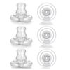Tapones de silicona transparentes, Agujas finas, Aretes especiales anticaída, Accesorios de tapones traseros, Aretes, Elevador de aretes, Tapones para los oídos Frisbee