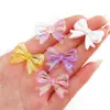 Acrílico Colorido Lazo Retorcido con Cuentas DIY Hecho a Mano Pulsera de Cuentas Sueltas Collar Pendiente Accesorios de Joyería