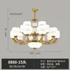 Novo Lustre Chinês Luz para Sala de Estar 6 Novos Design Simples Retro Totalmente em Cobre Estética da Dinastia Song Luminária Madeira Outro
