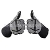 Horno de barbacoa horno de microondas guantes de barbacoa aramida resistente a altas temperaturas silicona guantes resistentes al calor anti-quemaduras guantes ignífugos