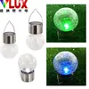 Luces Colgantes de Bola de Onda Solar Explosiva Luces de Paisaje Coloridas para Exteriores Luz de Calle de Bola de Cristal LED Decoración de Jardín Luces Colgantes