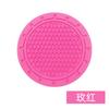Alfombrilla para taza de coche de comercio exterior transfronterizo, de PVC, con diseño de panal de abeja, de color sólido, de nuevo estilo, duradera y antideslizante.