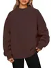 Amazon 2026 Moletom Esportivo Casual com Gola Alta e Mangas Longas para Mulheres Europeias e Americanas Top com Veludo Adicional Feminino