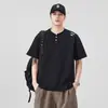 Ropa de Hombre Fengshe / Nueva Camiseta de Hombre Verano 2026, Camiseta de Manga Corta de Dos Piezas Falsas de Gran Venta, Camiseta de Moda