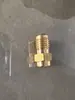 Conector de cobre para compressor semi-hermético com rosca grossa e fina, válvula auto-selante, válvula de retenção, bico de carga de refrigerante SAE1/4 NPT1/8