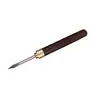 Cuchillo de té Damascus de palo de rosa ébano cuchillo para té Pu'er dispositivo especial para abrir pasteles de té cuchillo para despegar té aguja de té de alta gama
