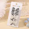 Conjunto de Presilhas de Cabelo Infantis Amazon Xadrez Bolinhas Pistilo de Flor Grampo para Franja de Meninas Mini Acessórios de Cabelo Fofos 5222