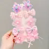 Horquilla para niña de Corea del Sur, accesorios para el cabello de princesa, horquilla rota de malla para niña, lindo bebé que no daña el cabello, tocado