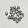 Contas Resina 8*10mm Cilíndricas Peroladas Vermelhas com Furo Grande para DIY em Acessórios de Sapato e Bolsa, Cadarços, Bolsas, Pulseiras e Componentes para Montagem de Contas