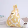 Bolsa de Regalo Día de la Diosa Bebé Mes Completo, Bolsa de Dulces de Cumpleaños Banquete de 100 Días, Bolsa Tejida de Mano para Niños, Bolsa Tejida de Regalo de Agradecimiento