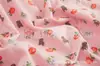 Tecido Estampado de Algodão com Urso de Desenho Animado e Flores Roupas para Bebês e Crianças Roupas de Escalada Pijamas Saco de Dormir Roupas para Casa Tecido para Roupa de Cama