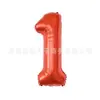 Balão de Filme de Alumínio Digital Novo de 18 polegadas Transfronteiriço EUA 0-9 Dourado e Prata Ouro Rosa Suprimentos de Decoração para Festa de Aniversário