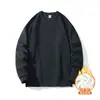 Uniformes de equipo personalizados para actividades de team-building: Sudaderas gruesas de cuello redondo, forradas de forro polar de 600 g, con estampado de logo personalizado, adecuadas para ropa de trabajo y prendas promocionales